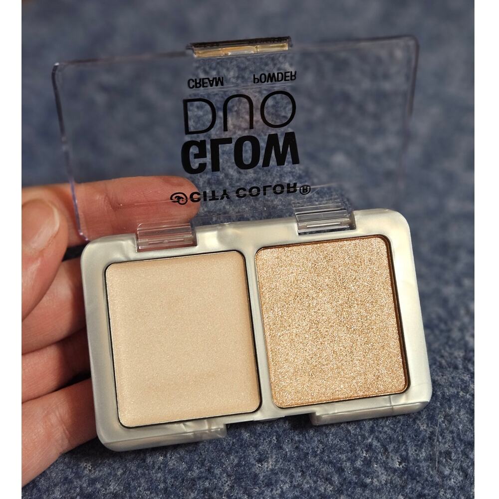 City Color Duo Glow Cream Highlight & Powder Highlight Palette